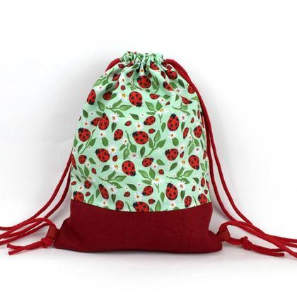 KInderbeutel, Rucksack Glückskäfer