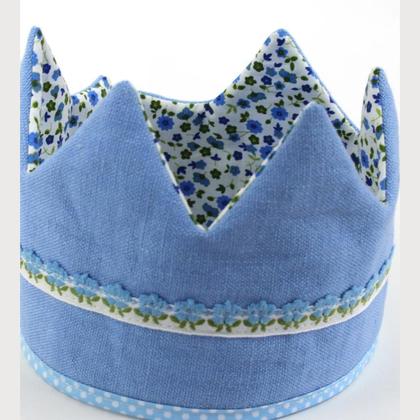 Geburtstagskrone aus Leinen