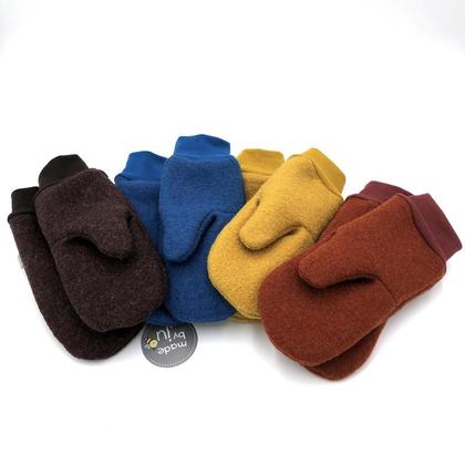 WOOLWALK- FÄUSTLINGE DAMEN gefüttert - SENF - Image 3