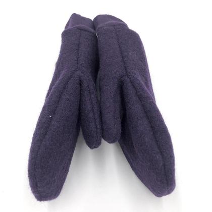 WOOLWALK- FÄUSTLINGE DAMEN gefüttert - AUBERGINE - Image 2