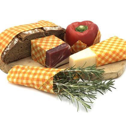 BIENENWACHSTUCH XXL - BROTTUCH - Sterne petrol - Image 2