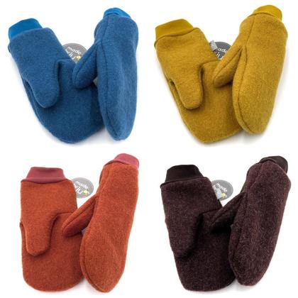 WOOLWALK- FÄUSTLINGE DAMEN gefüttert - DUNKELBLAU - Image 4