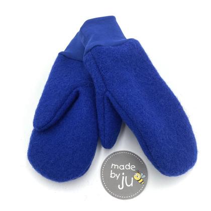 WOOLWALK- FÄUSTLINGE DAMEN gefüttert - KOBALTBLAU