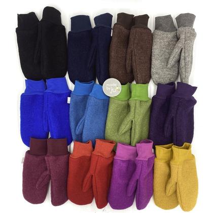 WOOLWALK- FÄUSTLINGE DAMEN gefüttert - AUBERGINE - Image 4