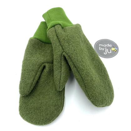 WOOLWALK- FÄUSTLINGE DAMEN gefüttert - OLIVGRÜN