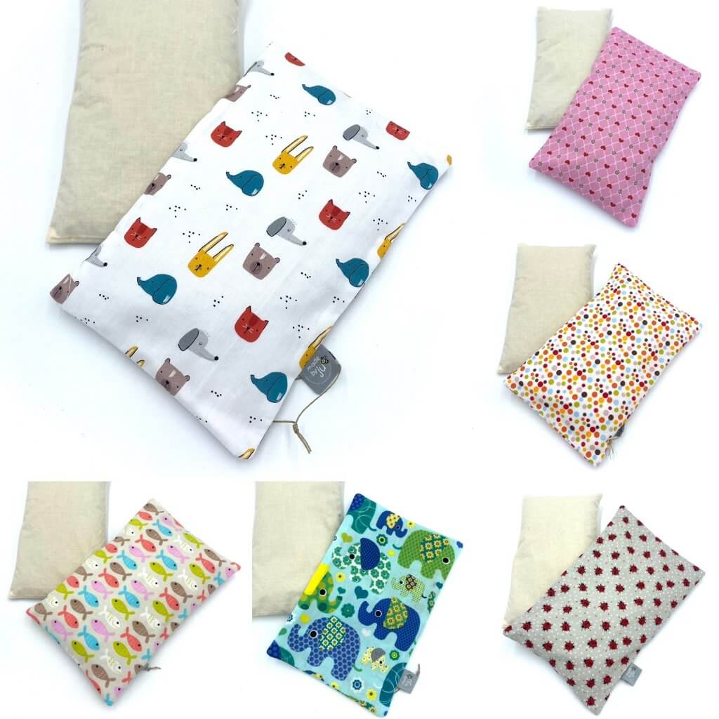 2in1 WÄRME/KÄLTEKISSEN M - MUSTERWAHL (abziehbar, Muster wählbar)