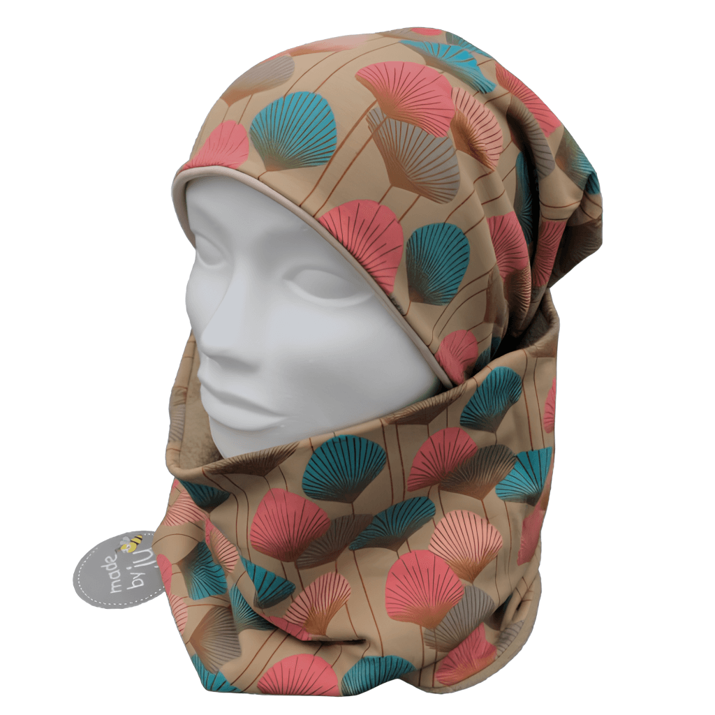 DAMEN- SET (WENDEHAUBE+XXL-LOOPSCHAL) GINKO