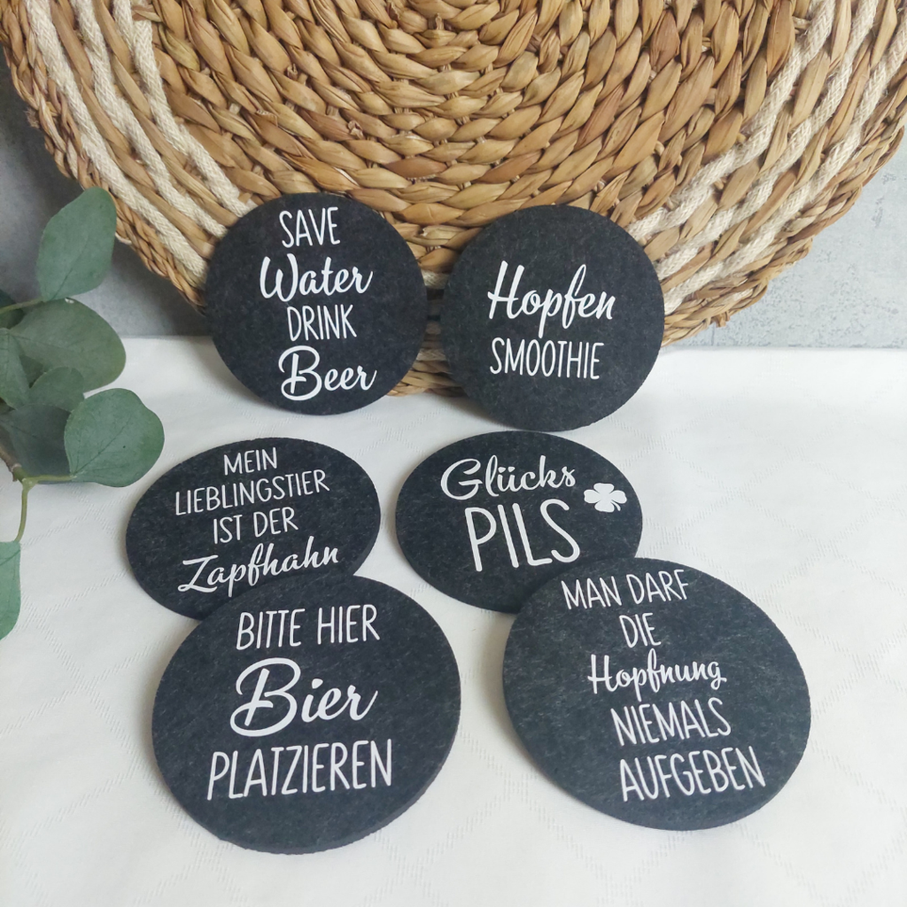 Filzuntersetzer *Bier*