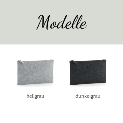 Filztäschchen flach *Name* - Image 3