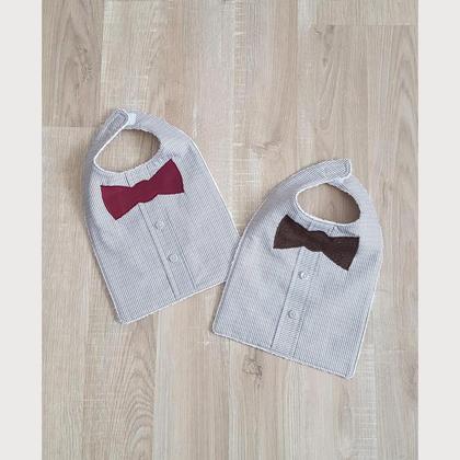 Babylätzchen mit Masche 2Stk