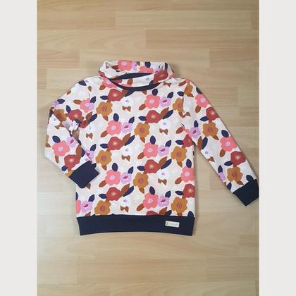 Kinder Hoody Blumen Gr. 122