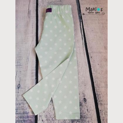 Leggings Gr.74/80 Baby Leggings, mint Sterne, Strumpfhose - Image 2