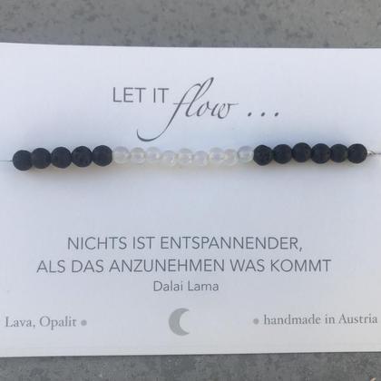 Lava  Opalit Armband