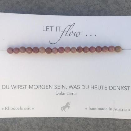 Rhodochrosit  Armband