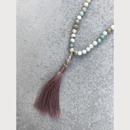 Mālā Kette Amazonit I Meditationskette - Image 3