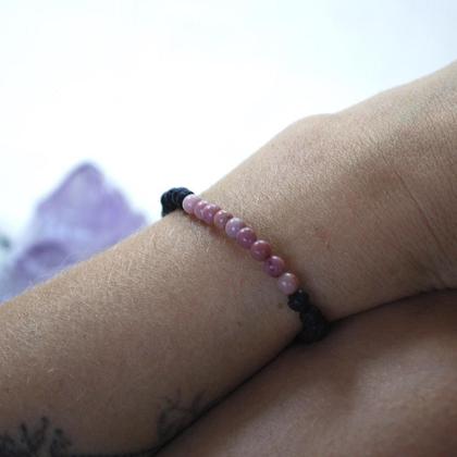 Lava Rhodochrosit Armband - Image 4