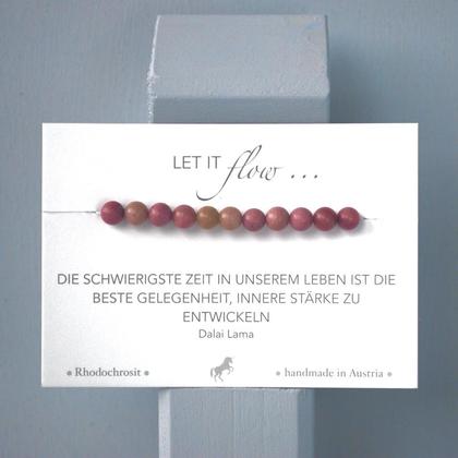 Rhodochrosit Armband 6mm