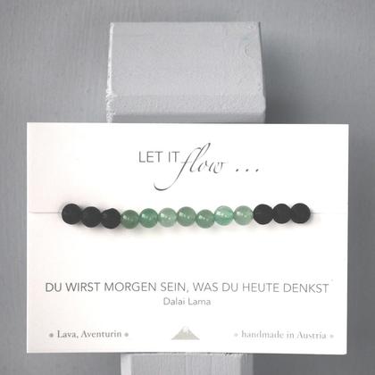 Lava  Aventurin Armband 6mm