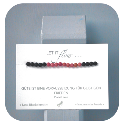 Lava Rhodochrosit Armband - Image 3