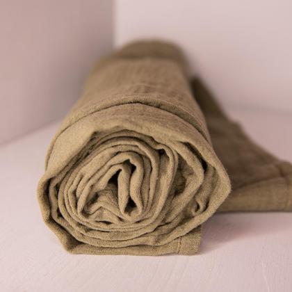 Musselin Schal - Agave Green - Image 3