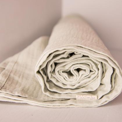 Musselin Schal - Pale Aqua - Image 3