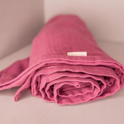 Musselin Schal - Plum Purple - Image 3