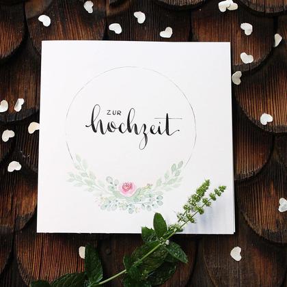 Karte 'hochzeit'