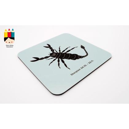 Untersetzer - Horoskop Skorpion