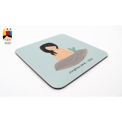 Untersetzer - Horoskop Jungfrau