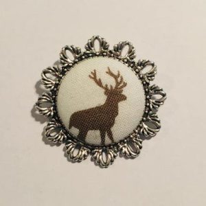 Brosche mit Hirsch