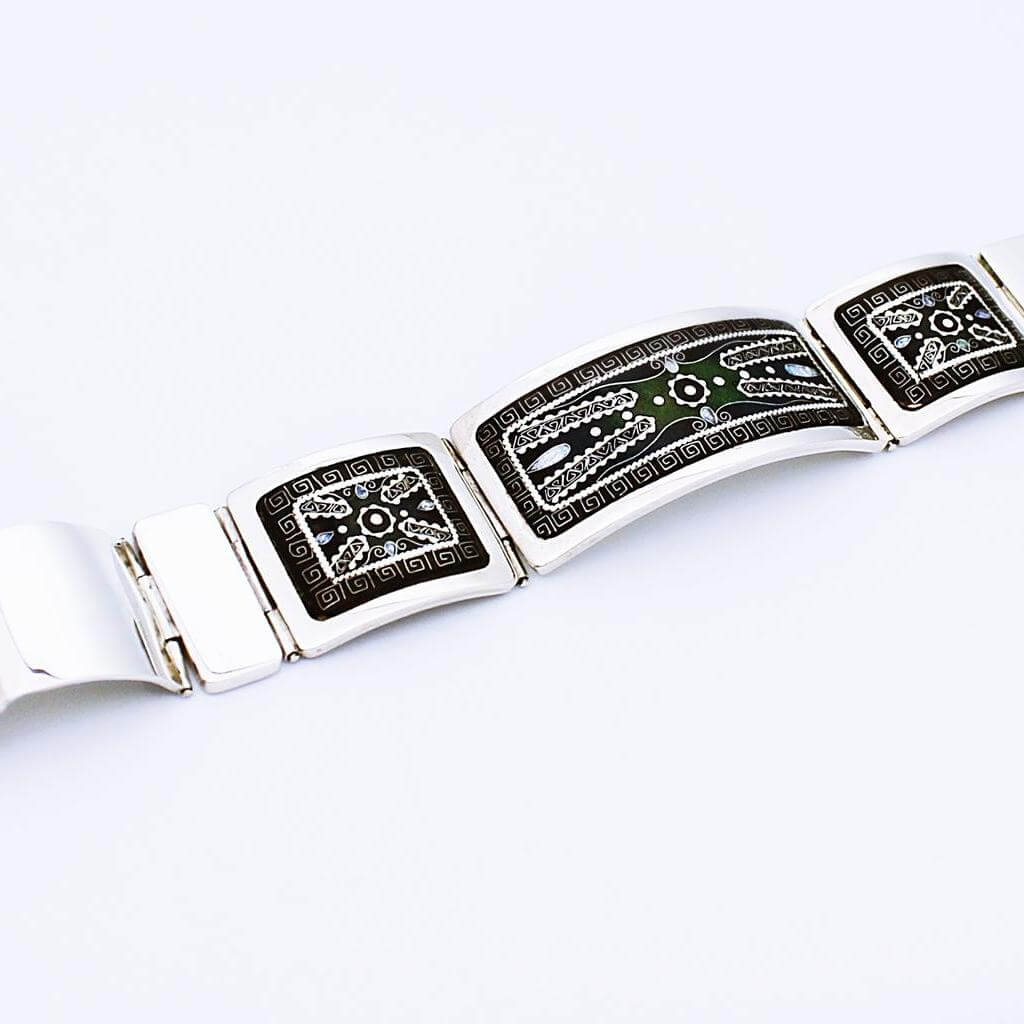 Armband von Cloisonne Enamel, Handarbeit, Unikat - Image 2