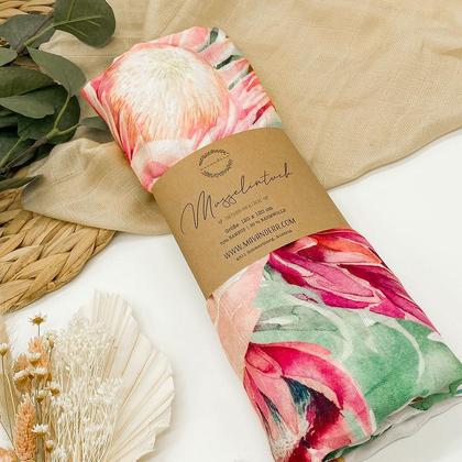 SET: Musselintuch & Decke | pink.dried-flowers - Image 3