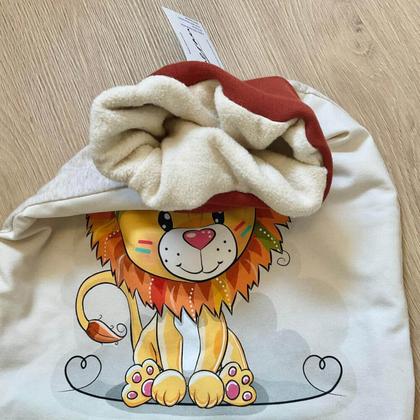 Strampelsack Löwe Gr 62-68 Pucksack Schlafsack Indiander Babydecke - Image 4