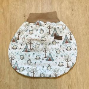Strampelsack Eulen Gr 44-50 Pucksack Schlafsack Frühchen Geburtsgeschenk Baby