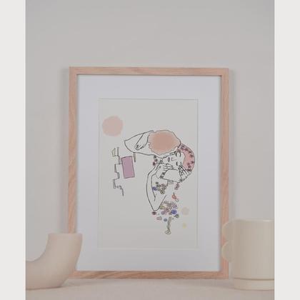 Der Kuss A4 Print