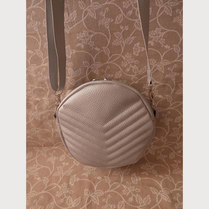 Stylische runde Handtasche