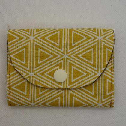 Mini-Geldtasche Gel/Braun