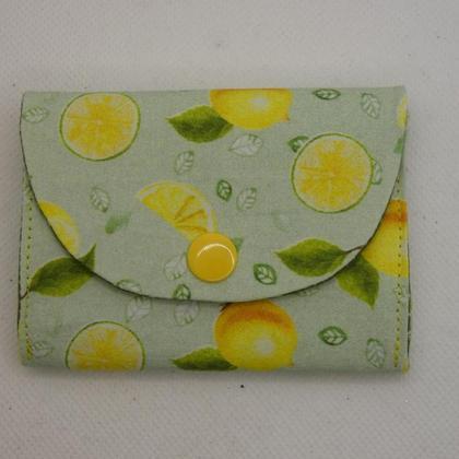 Mini-Geldtasche Zitronen