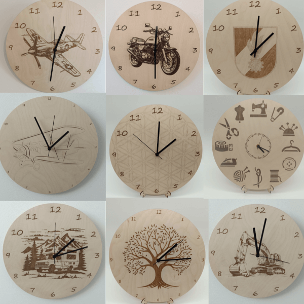 Wanduhr verschiedene Designs