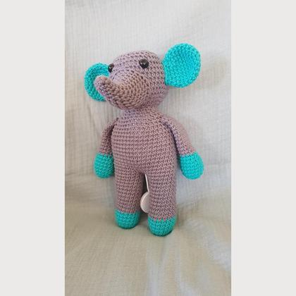 Elefant - gehäkelte Spieluhr