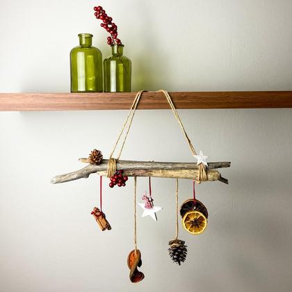 Treibholz-Weihnachts-Aufhänger