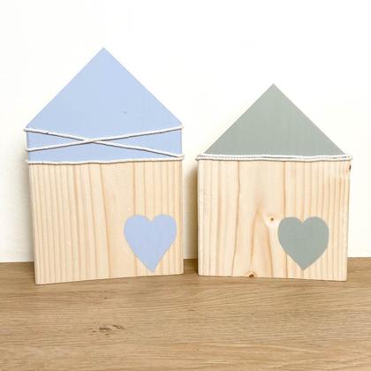 Frühlingshaftes Holzhäuschen olivgrün - Image 4