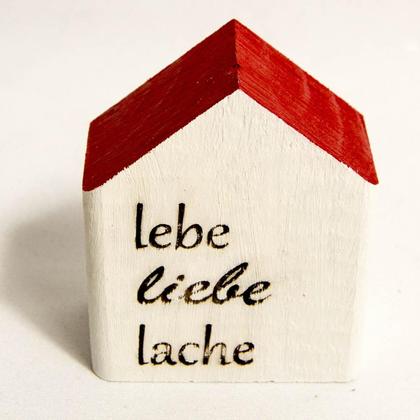 Deko-Häuschen mit Gravur - Image 2