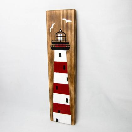 Holzbild "Leuchtturm"