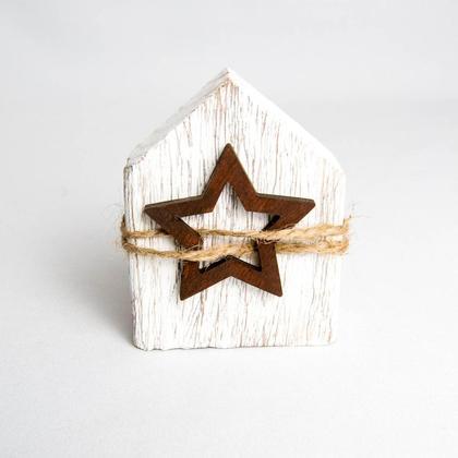 Weihnachtliches Shabby Chic Häuschen - klein - Image 2