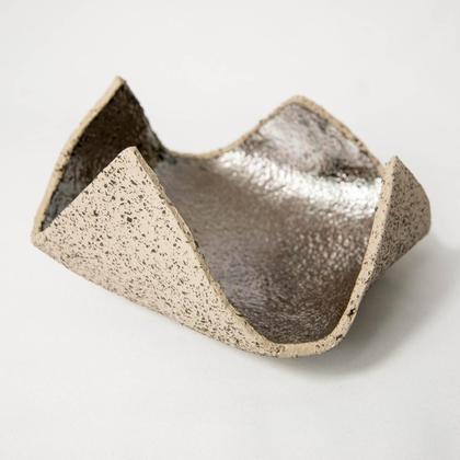 Keramikschale in Steinoptik glasiert - Image 2