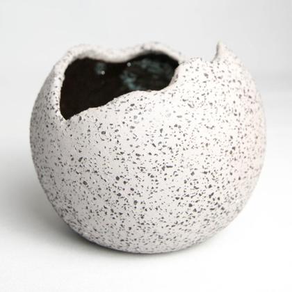 Windlicht-Kugel in Steinoptik - mittel - Image 2