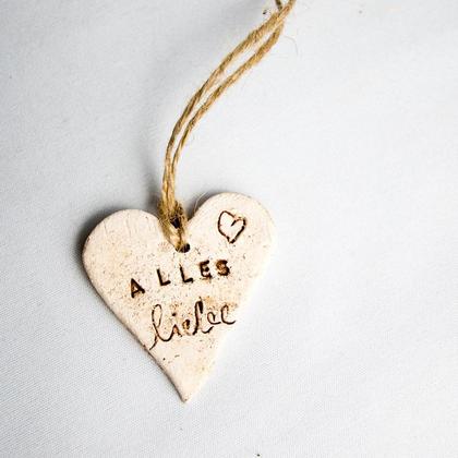 Geschenkanhänger Herz "Alles liebe" - Image 3