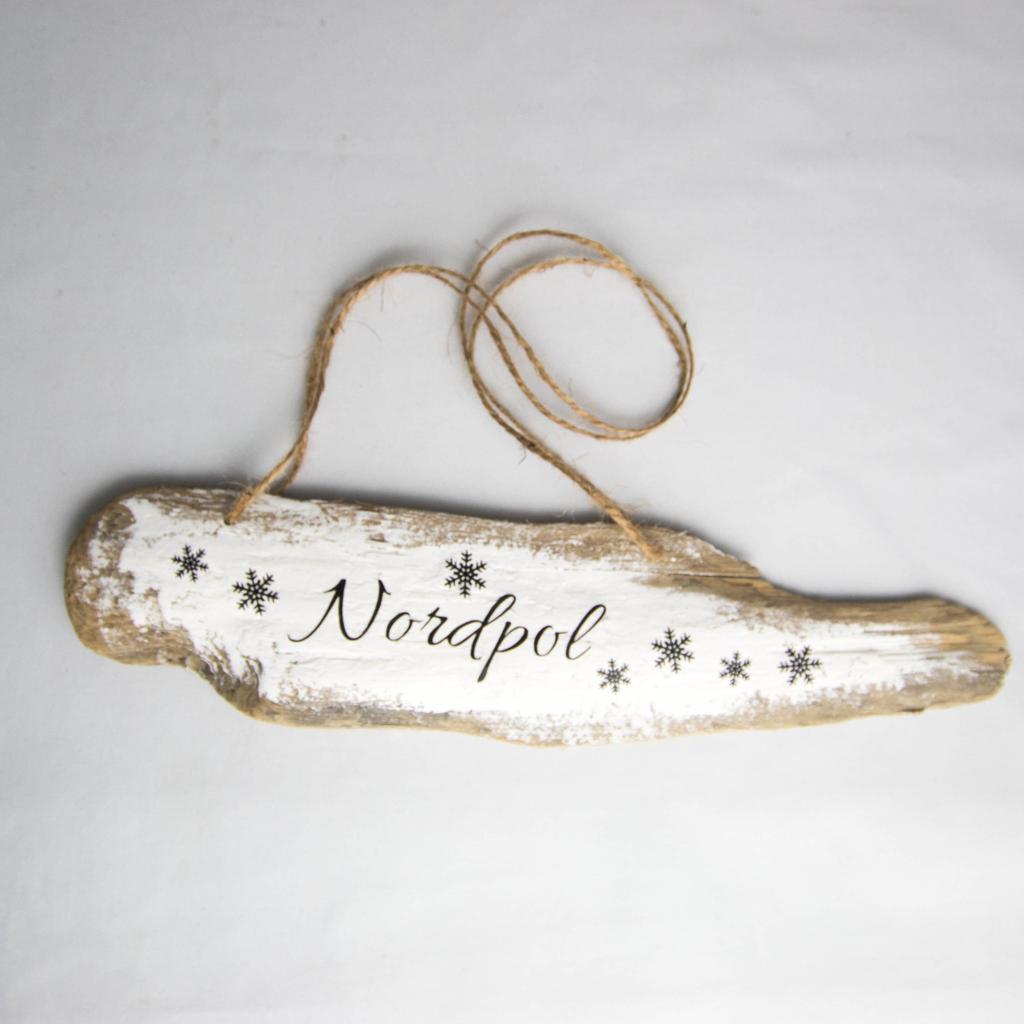 Treibholz-Schildchen "Nordpol" - Image 2