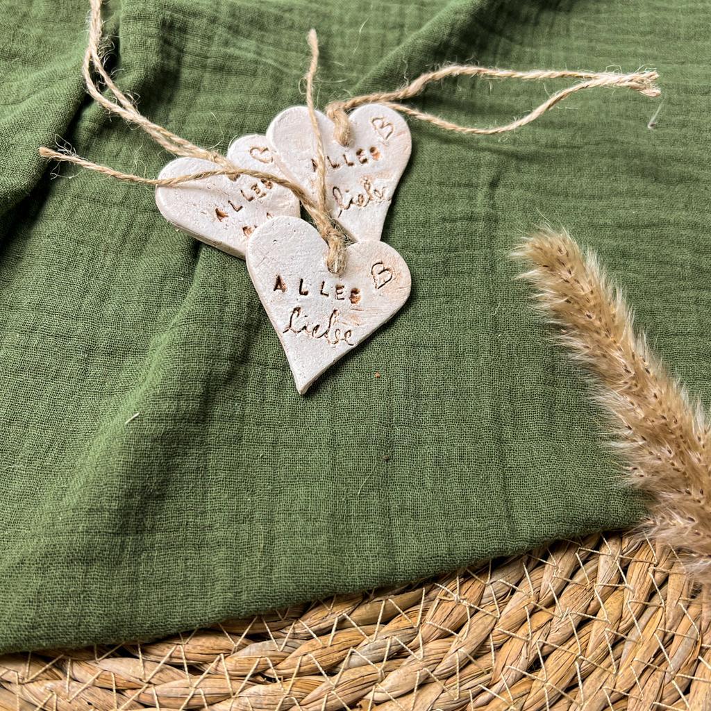 Geschenkanhänger Herz "Alles liebe" - Image 2